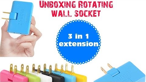 Unboxing Rotating Wall Socket || 3 in 1 Extension || 180 Degree Rotatable Plug || Mr Platinum