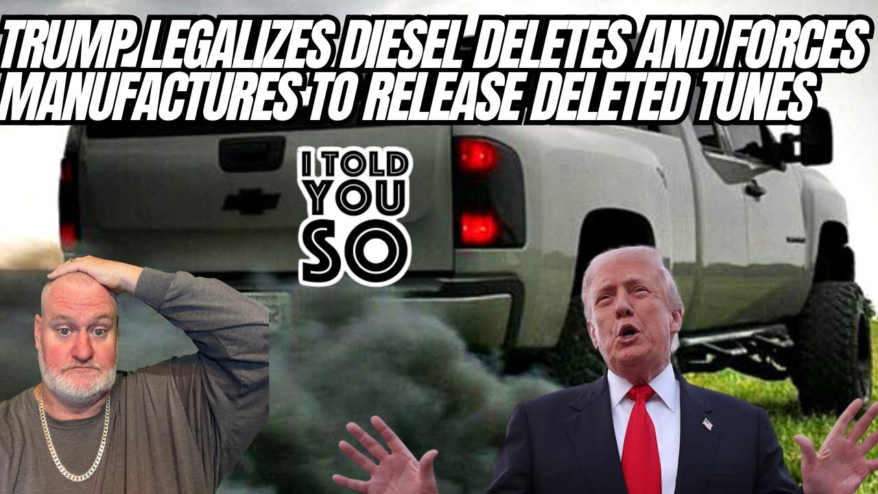 Trump Admin Makes Diesel Deletes Legal As A Repair, Makes Manufactures Issue Deleted Tunes 