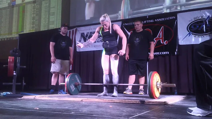 Janis Finkelman World Record Deadlift 454 at 122 l...