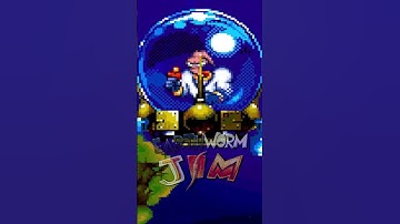 From Dirt to Glory: Earthworm Jim 🪱#earthwormjim  #retrogaming #snes
