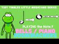 KIDS PIANO LESSON / One NOTE Piano Song / CLAP Along Song / F on the Piano / Music Notes for littles