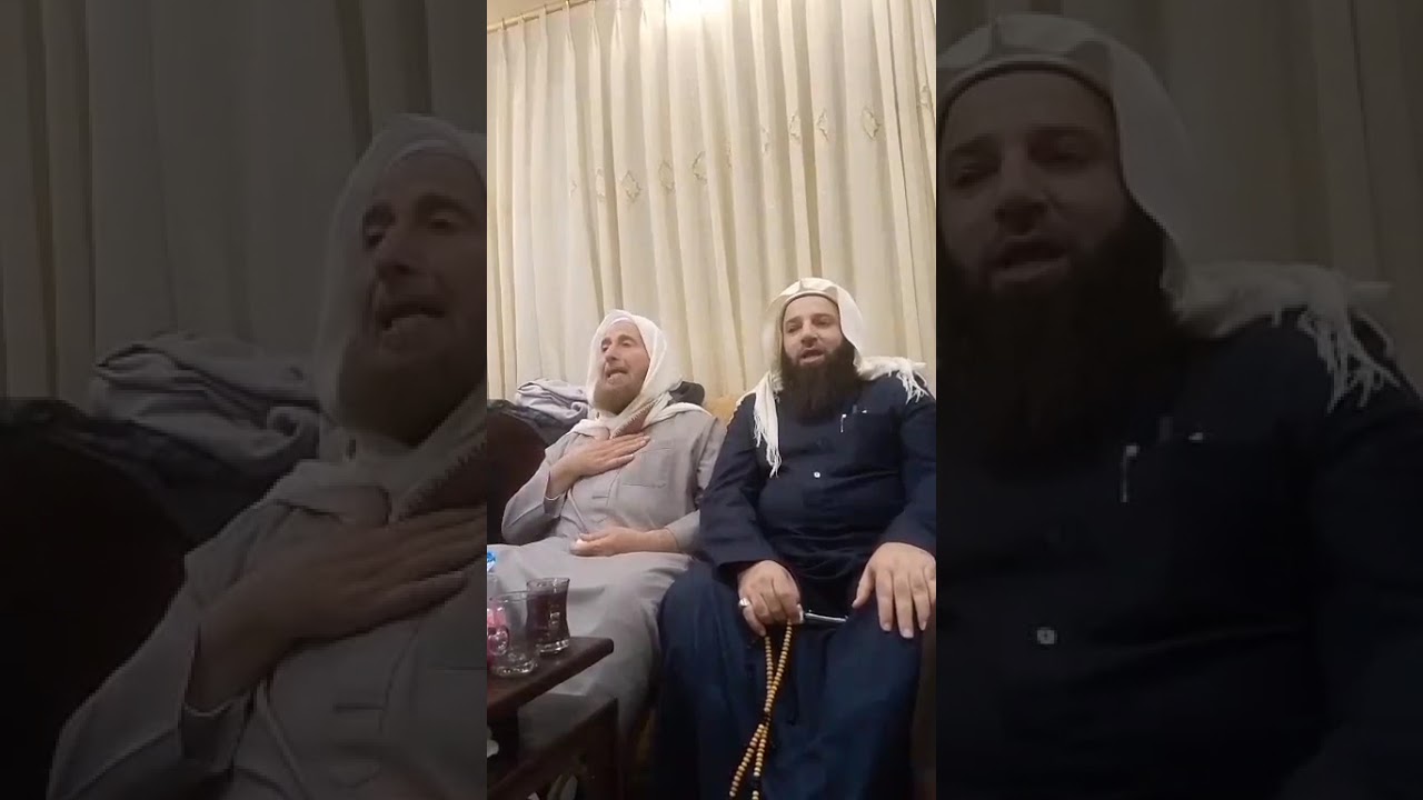 من منزل أخونا الشيخ محمد أبو الخير الضامن في بلدة حاتم بمحافظة اربد .