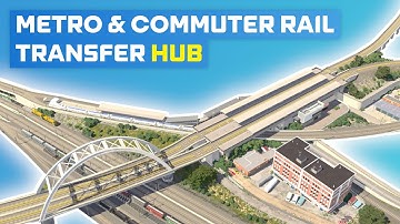 How To Build a Metro & Rail Transfer Hub in Cities Skylines 2 | REUPLOAD