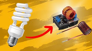 : "turn Your Cfl Lamp Into An Induction Heater!"