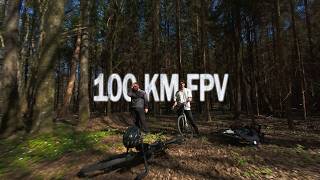 100 km FPV Gravel Adventure Cinematic / Flylens 85 HD / DJI O4 PRO
