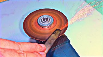 How to sharpen a chisel with an angle grinder