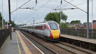 High Speed Azuma LNER 800110 Passes Sandal Agbrigg
