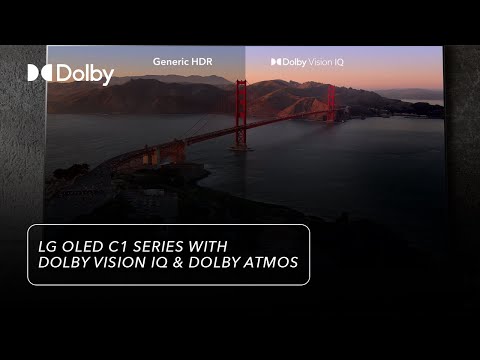 The LG OLED C1 Series with Dolby Vision IQ and Dolby Atmos