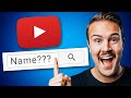 Youtube name ideas best tips  mistakes to avoid