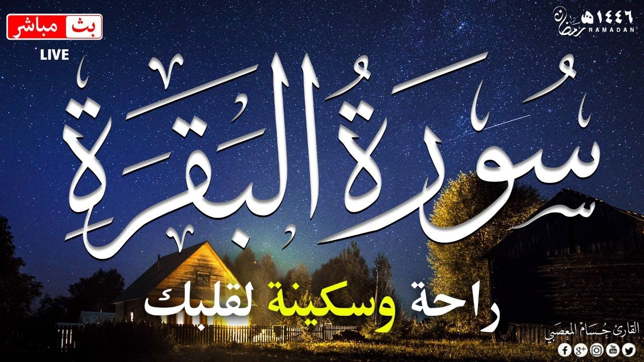 قران سورة البقرة طاردة الشياطين 💚 قران كريم بصوت جميل ومريح جدا 💚 تلاوة هادئة للنوم والراحة النفسية😴