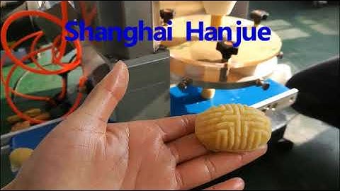 Hanjue Small Encrusting machine + Stamping machine for Maamoul