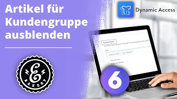 Shopware 6 Dynamic Access - Für bestimmte Kundengruppen Artikel/Kategorien ausblenden | Tutorial