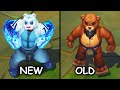 All Udyr Skins NEW and OLD Texture Comparison Rework 2022 (League of Legends)