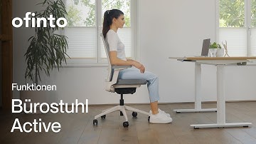 Ergonomic office chair Active with synchronous mechanism | Video of functions