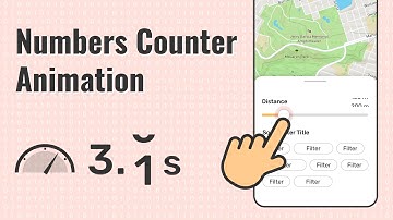 Numbers Counter Animation Figma tutorial | Numbers Slider animation