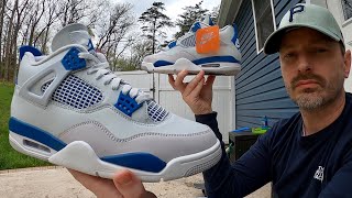 Air Jordan 4  Military Blue  First Impressions