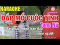 Đắp Mộ Cuộc Tình Karaoke Nhạc Sống Tone Nữ ( G#m ) - Nàng Thơ Karaoke