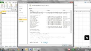 Installing Excell Add in for Data Analysis