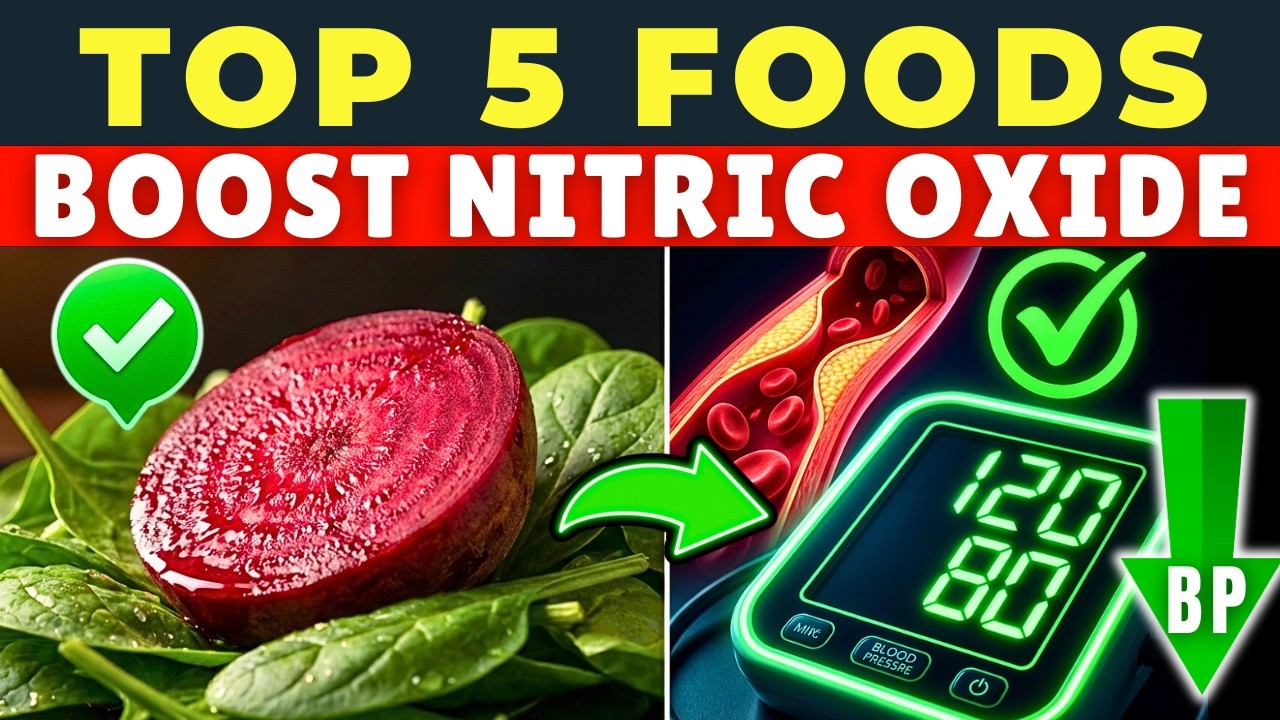 Top 5 Foods to Boost Nitric Oxide and Lower BP - YouTube