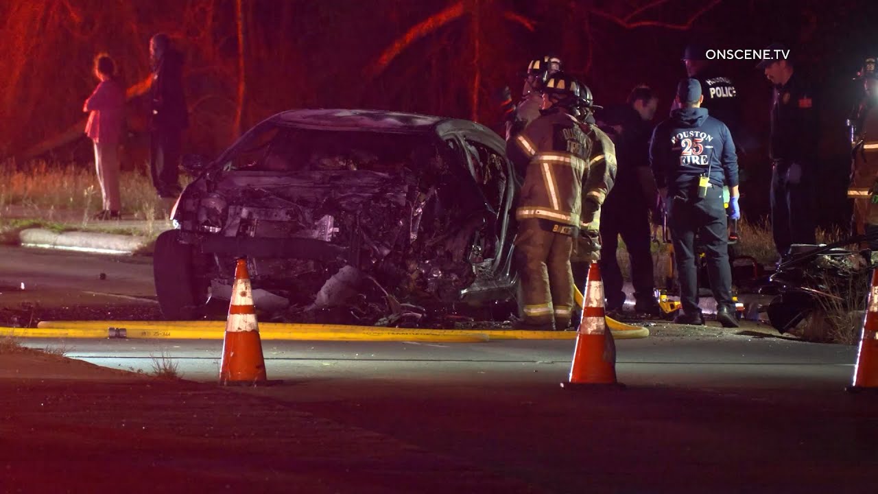 Woman Killed After Car Slams Into Tree and Bursts Into Flames in ...