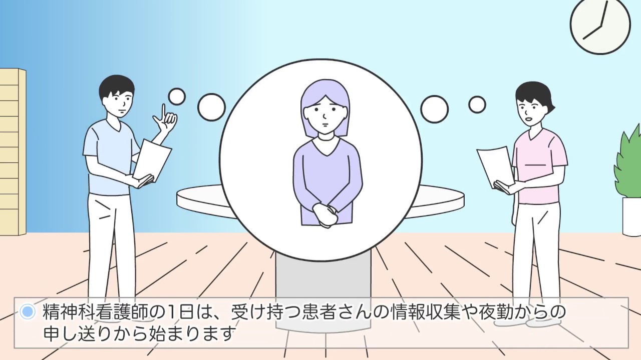 精神科看護師の１日の仕事 Youtube