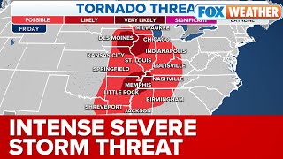 Severe Weather Outbreak Could Produce Strong Tornadoes, Hurricane-Force Wind Gusts In Central US