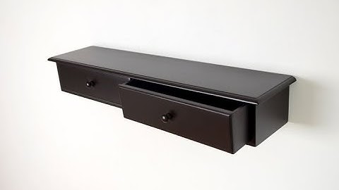 Floating Shelf With Drawer