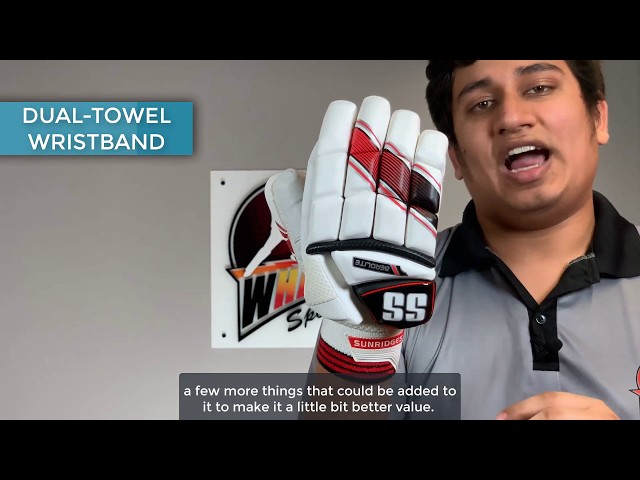 SS Aerolite Cricket Batting Gloves - YouTube