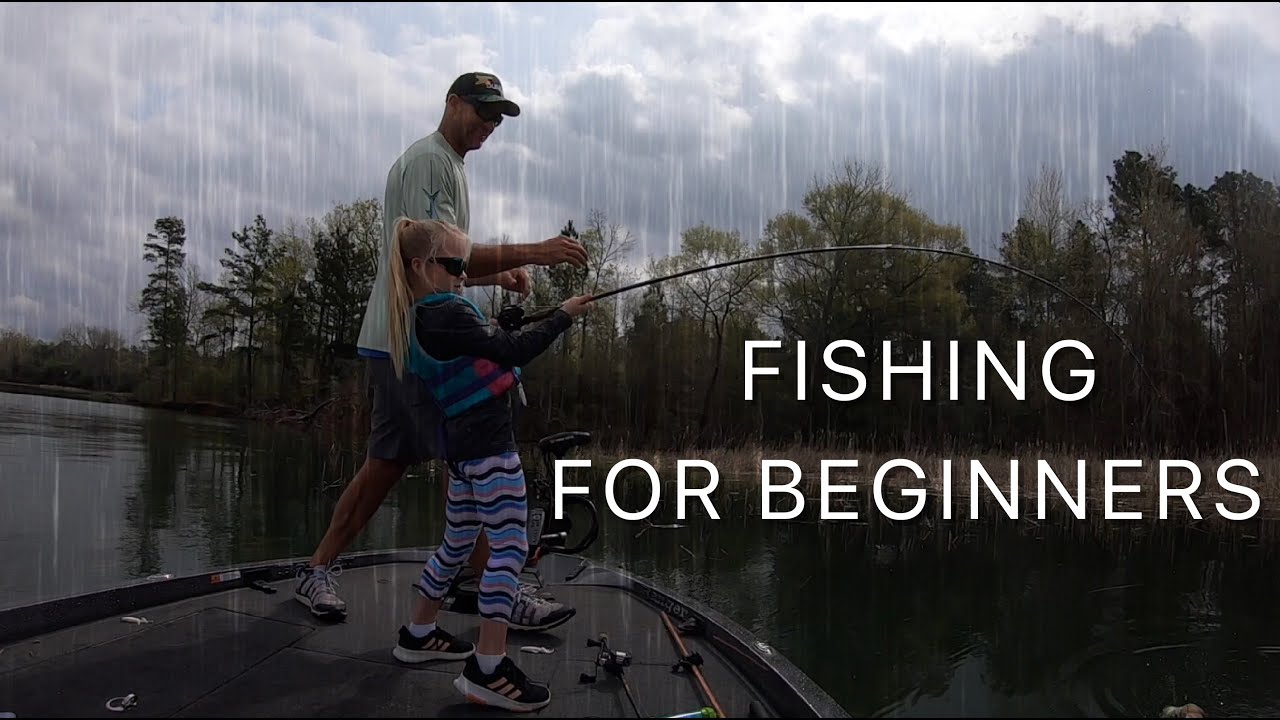 BASS FISHING FOR BEGINNERS (HOW TO TEACH A BEGINNER/KID TO FISH) SIGHT  FISHING 