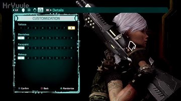 Defiance (PS3 BETA) - Human Female character customization.