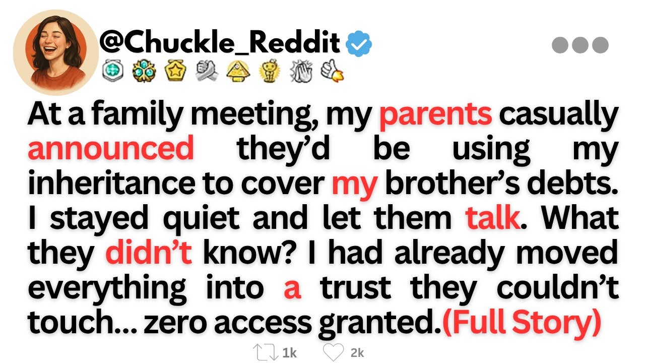 [FULL STORY]At a family meeting, my parents casually announced they’d ...