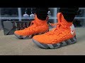 Nike lebron 15 orange box on feet