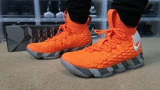 lebron xv orange