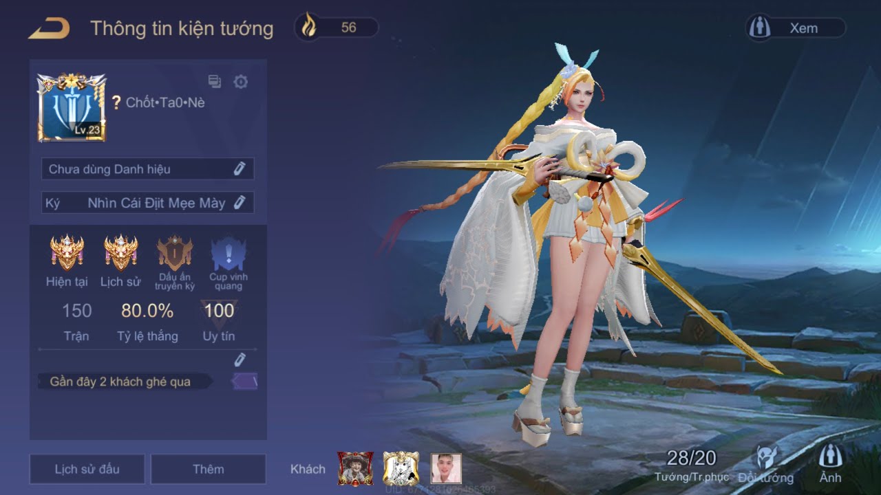 Garena Liên Quân Mobile: Trận Cuối Lên Cao Thủ + 1 Acc Tỉ Lệ Thắng Đẹp & Ari Bạch Kiemono