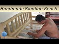 Handmade Filipino Bamboo Bench