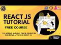 Adding Author, Time and Source in our NEWS App using React JS | React JS Tutorial for Beginners
