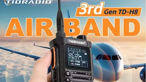 3rd Gen - TIDRADIO H8 , Airband Added