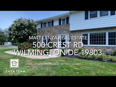 500 Crest Rd, Wilmington, DE home video tour
