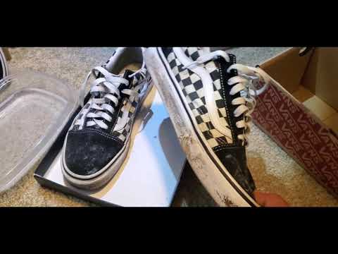 familia real tenis Absorbente Como lavar los tenis? VANS old skool👟 - YouTube