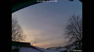 Timelaps 2022-12-19 In Eriskirch Bodensee