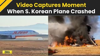 South Korea Plane Crash Video Shows How Plane Went Off Runway, Crashed At South Korea Airport