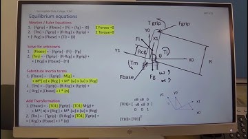 Robot  Dynamics -  Single Link Analysis