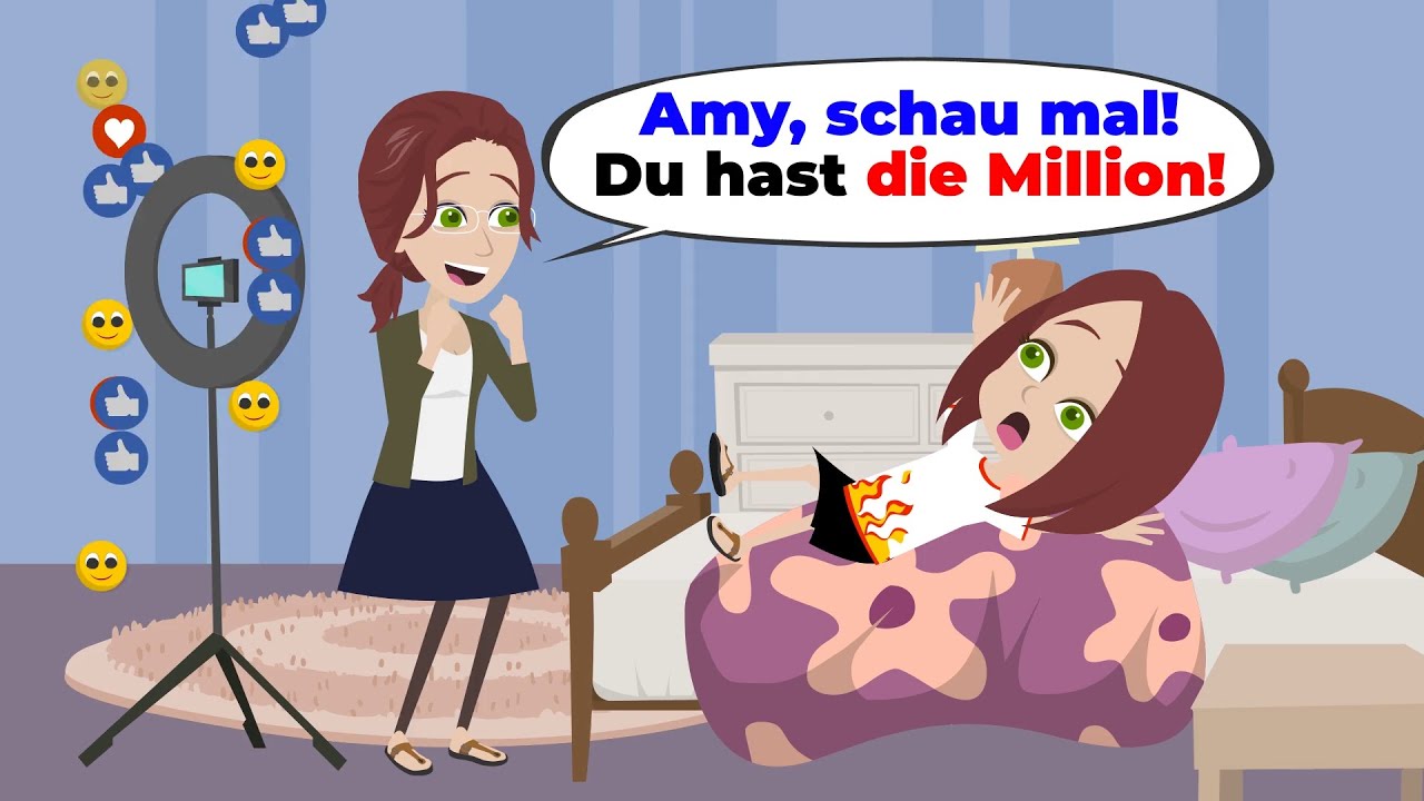 Amy explodiert zum YouTube Phänomen mit Millionen Aufrufen! | Deutsch lernen  | Hallo Amy