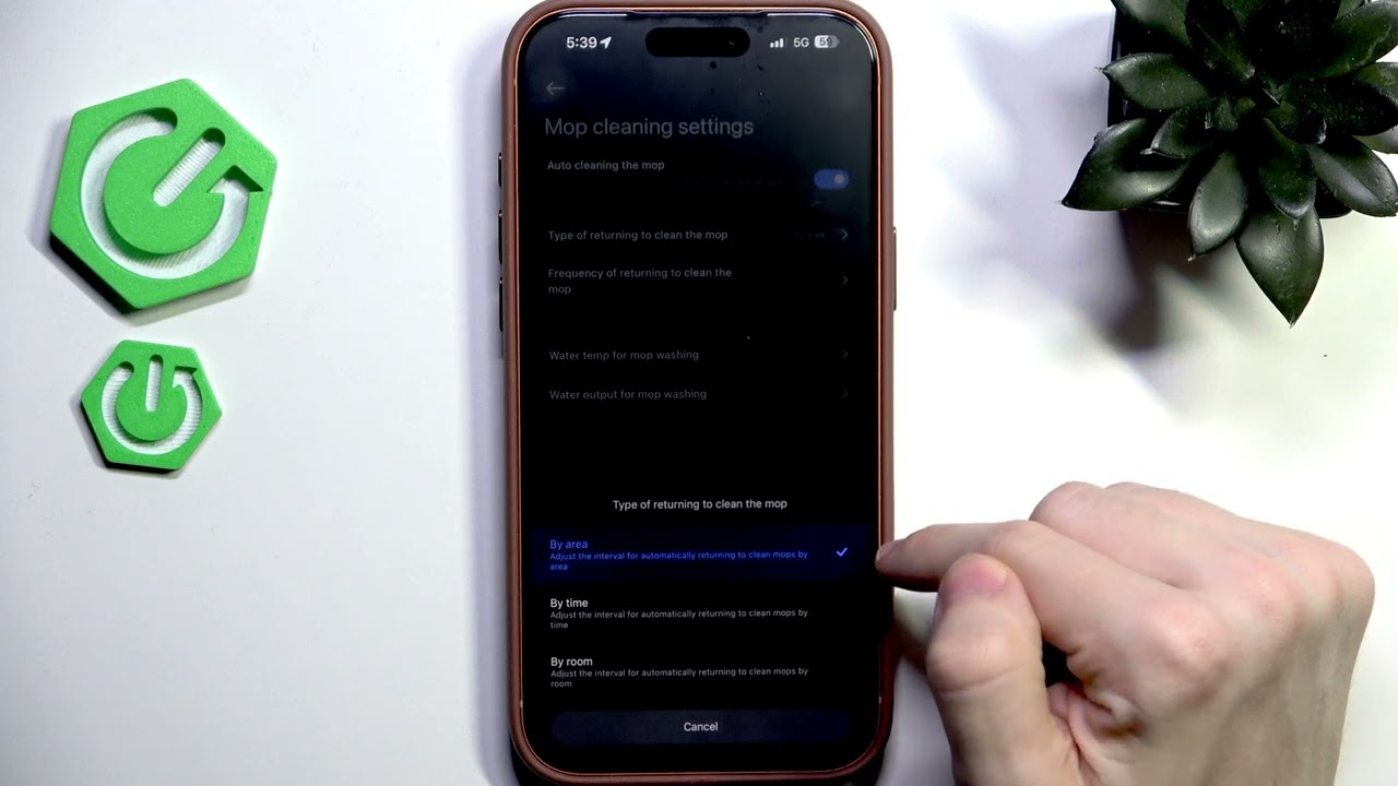 Как включить автоматическую влажную уборку на роботе-пылесосе XIAOMI 5