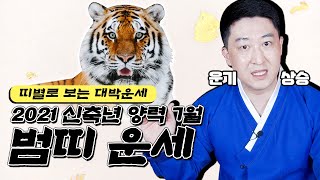 ★2021신축년 양력7월 범띠운세★ 띠별운세 나이별운세 [서울점집무당 장진호법사]