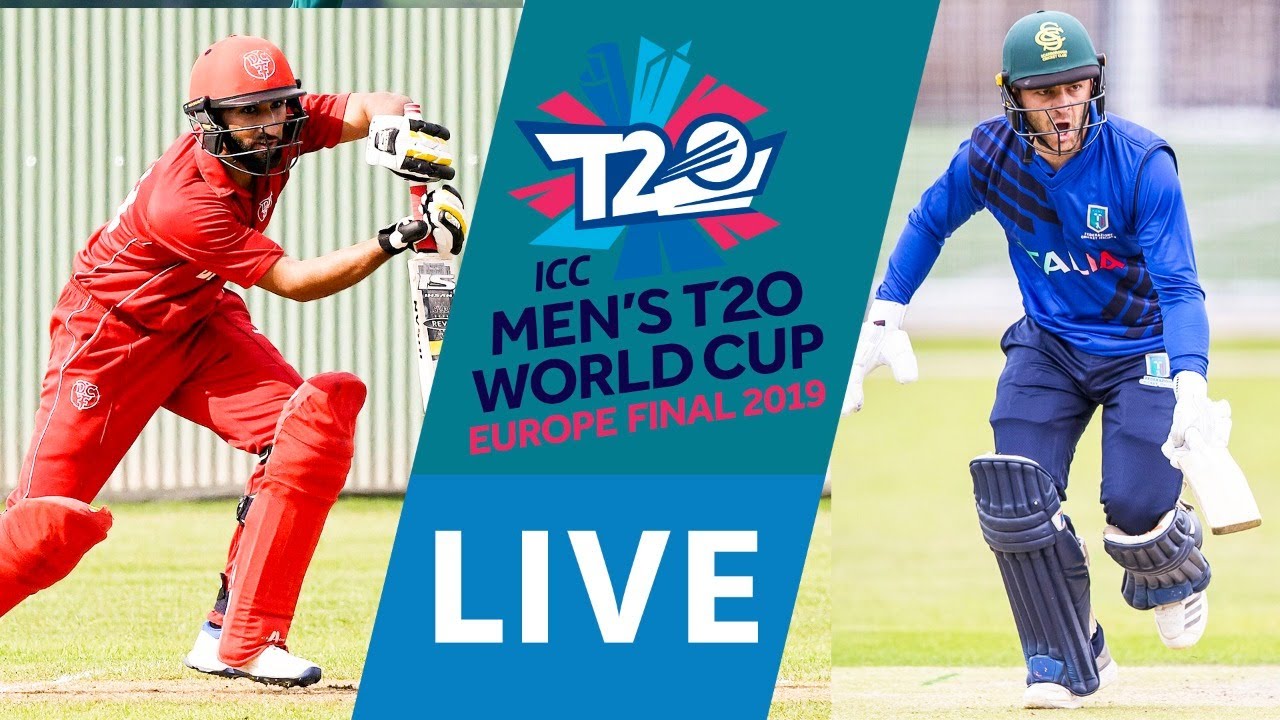 LIVE CRICKET - ICC Mens T20 World Cup Europe Final 2019 - Denmark vs Italy