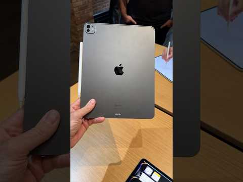 The 2024 iPad Pro OLED is extremely THIN! #ipad #ipadpro #apple