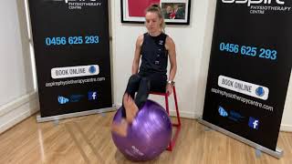 Ball- Hamstring Tantrums- Sitting