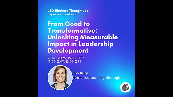 ThoughtLab: From Good to Transformative: Unlocking Measurable Impact in Leadership Development