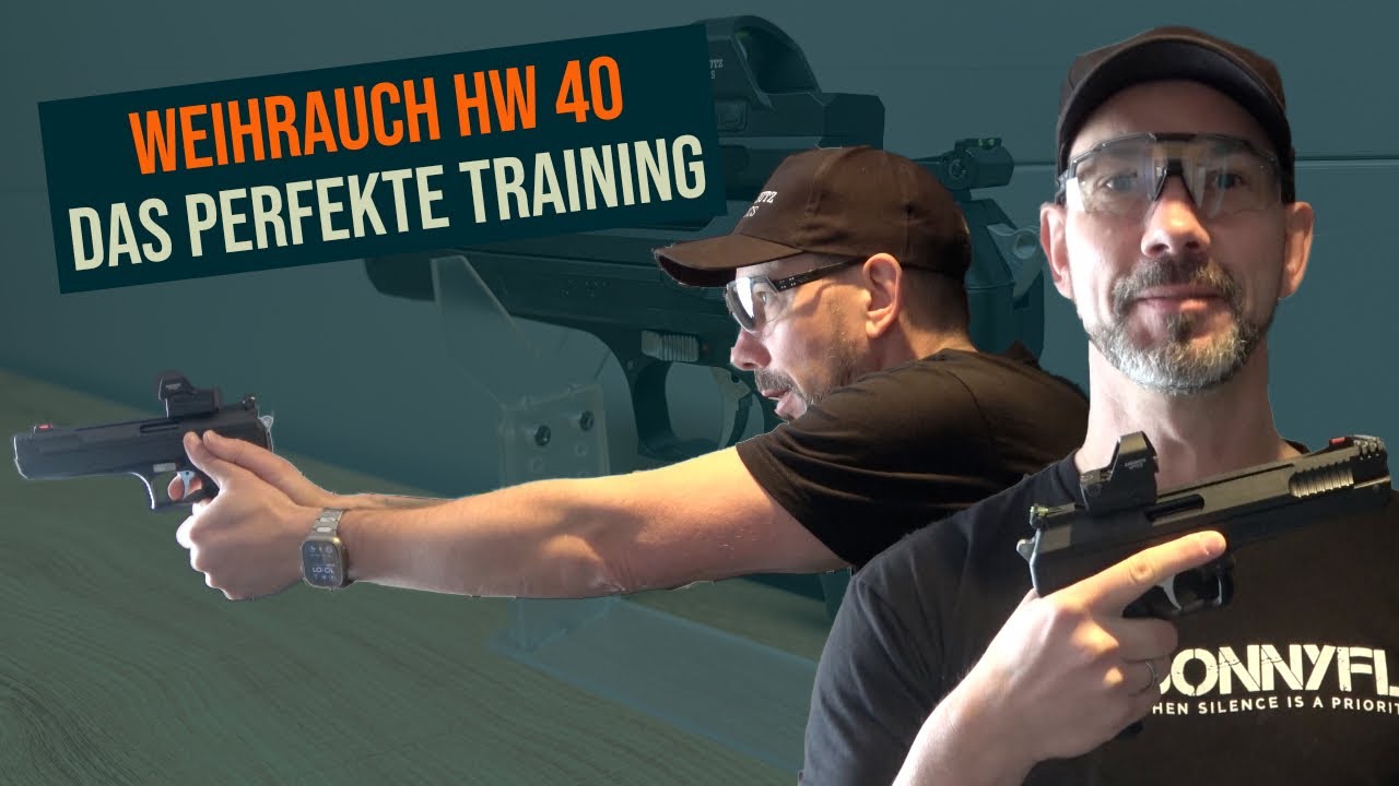 Die perfekte Luftpistole zum Feuerwaffen Training - Weihrauch HW 40